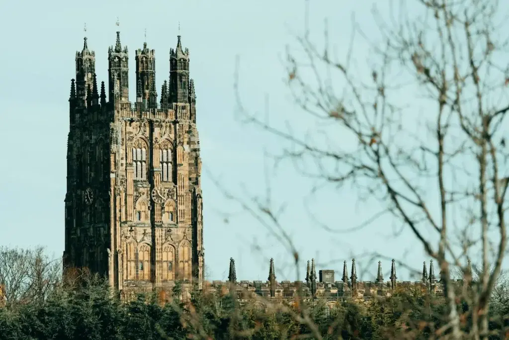 A large church in Wrexham.